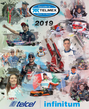 En 2019 Escuder&iacute;a Telmex Telcel logra 90 podios, 33 carreras ganadas, 18 poles position, 6 campeonatos y 2 subcampeonatos