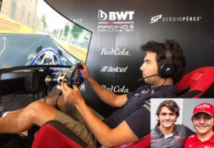 Se estrena Checo P&eacute;rez en carrera virtual en el trazado de Azerbaiy&aacute;n