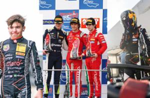 Chaves Camara, Emmo Fittipaldi Jr. y Jesse Carrasquedo, competitivos en el cierre de F4 en Mugello