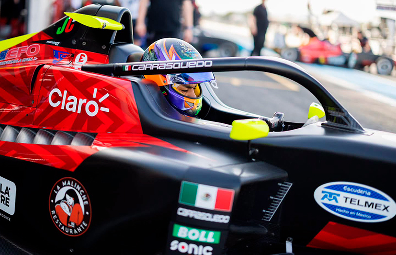 Se anota Jesse Carrasquedo doble podio en Hockenheim en la reanudación de EuroFórmula en Hockenheim