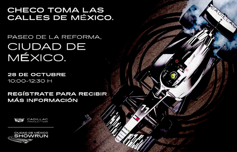 Sergio Pérez tomara las calles de México